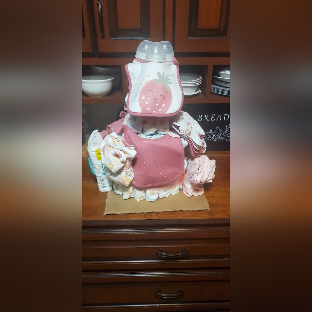 Fruity Theme Diaper Cake for Baby Girl